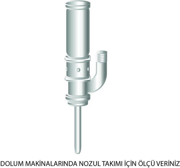 Dolum Makinası Nozul Parçası / Filling Machine Nozzle Equipment